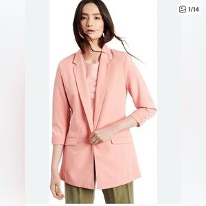 INC International Concepts Women's Blush Blazer